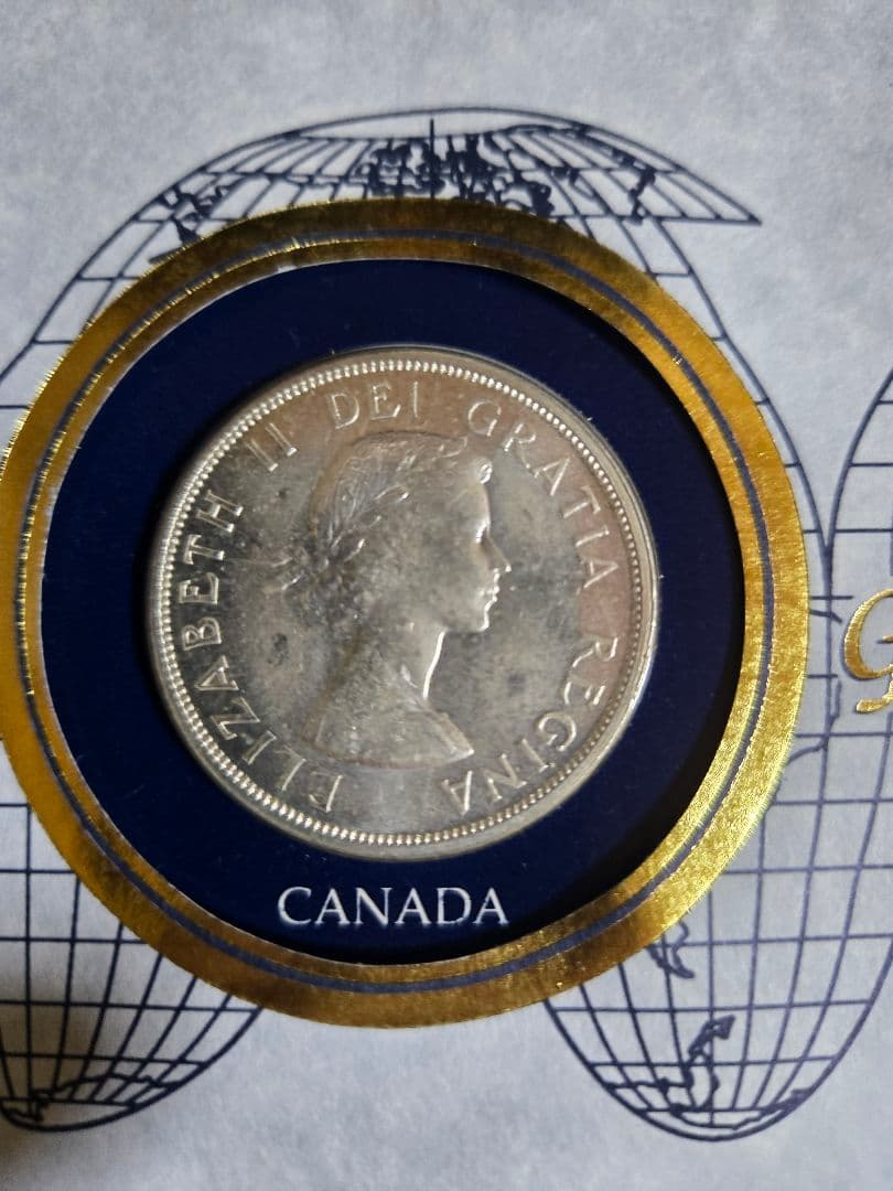 カナダ エリザベス 1963 SV800 イギリス 古銭 フランクリンミント