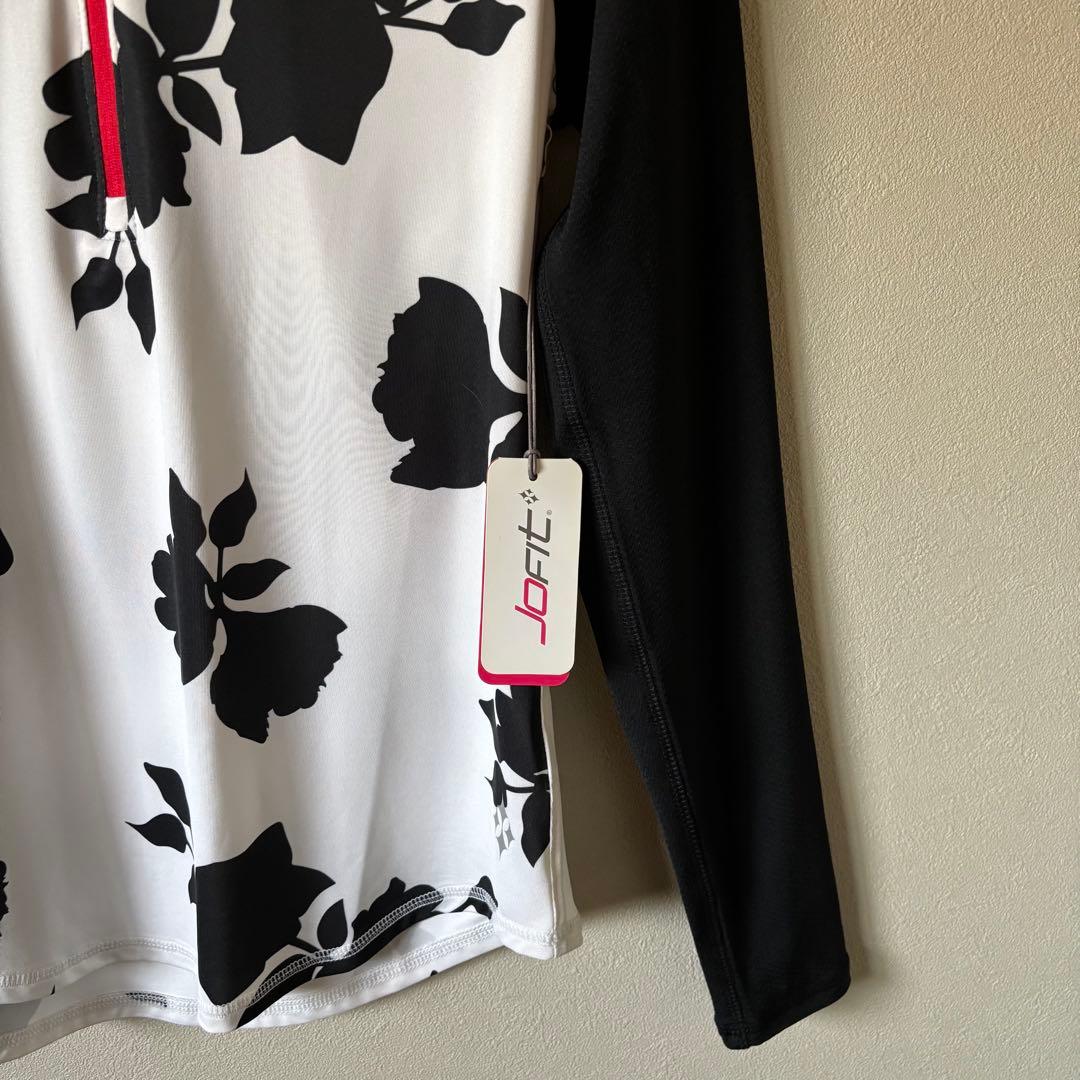 新品タグ付き JOFIT ジョーフィット ゴルフ シャツ 長袖 XS 花柄