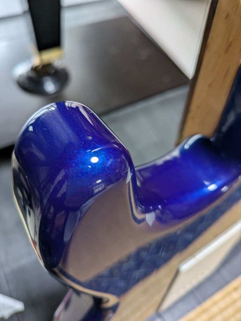 フォトジェニック　ブルー　エレキギター　ストラトキャスタータイプ