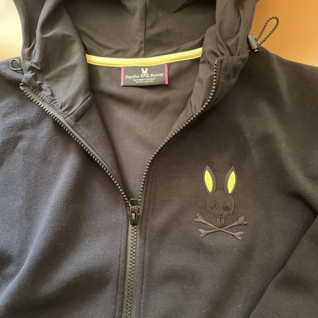 Psycho Bunny ブラックジャージ上下セット　ゴルフウェア