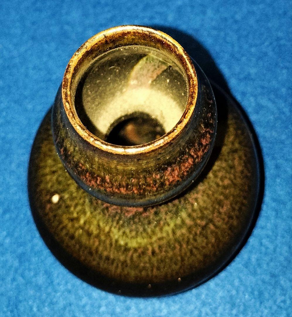 曜変天目　ひさご　仁泉作　共箱桐箱付き