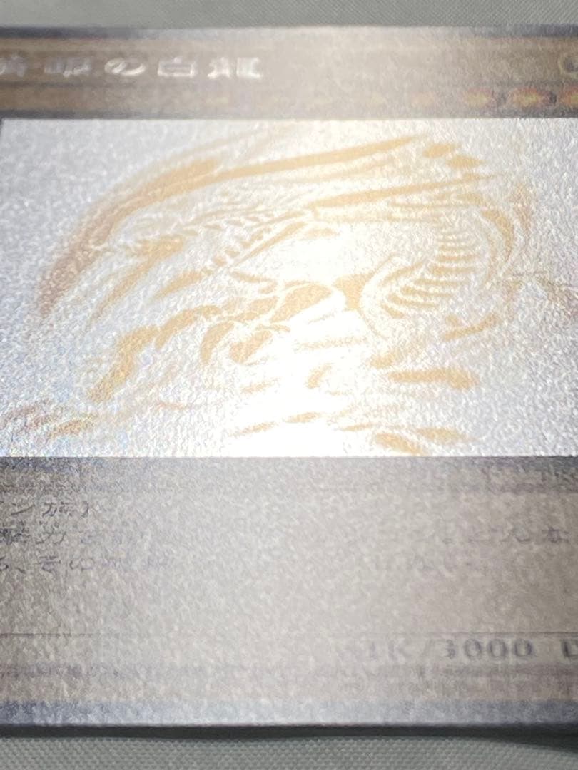 青眼の白龍　ホログラフィックレア 遊戯王カード