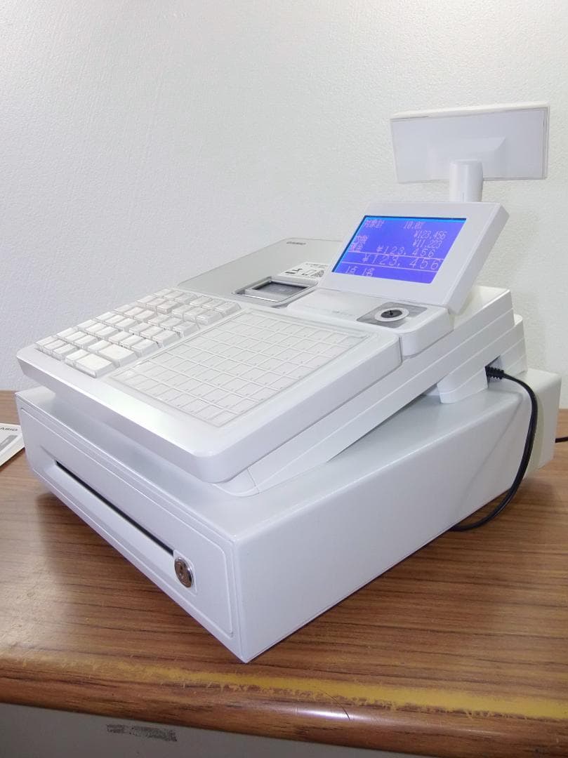 CASIO SR-C550-4S ホワイト レジスター25424