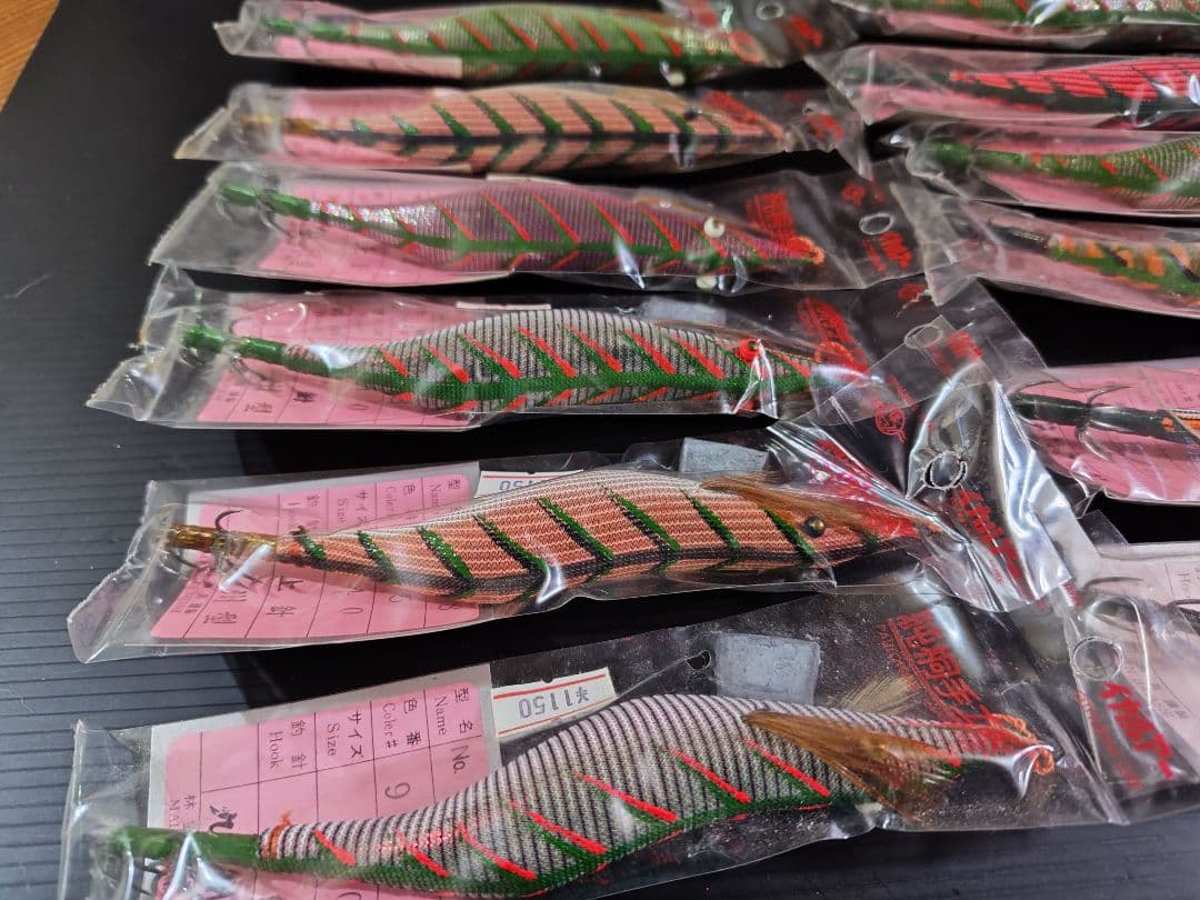 希少！！　林釣漁具製作所　九州型　4.0寸　12本　　餌木猿