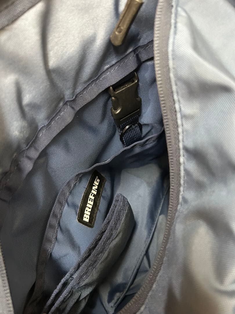 BRIEFING ネイビー トートバッグ ラウンドバッグ