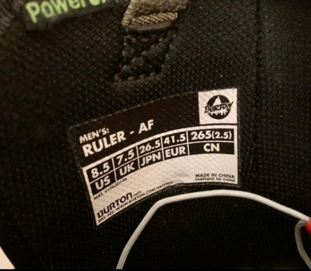 美品！ BURTON RULER バートンルーラー 26.5cm