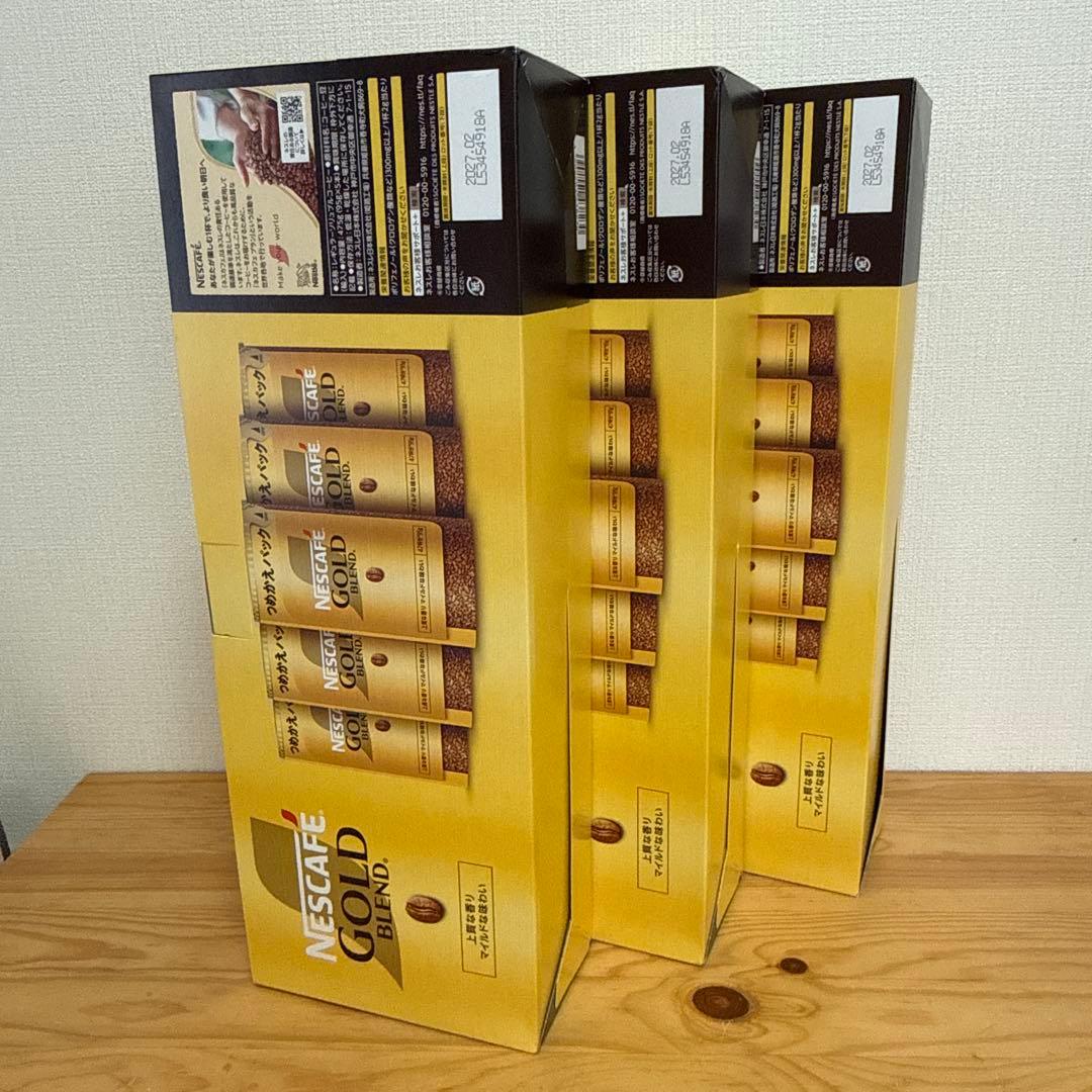 ネスレ ゴールドブレンド つめかえ用5本セット x 3箱