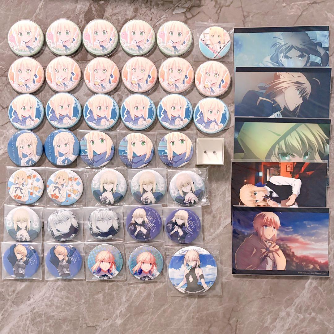 Fate 缶バッジ　セイバー　アルトリア