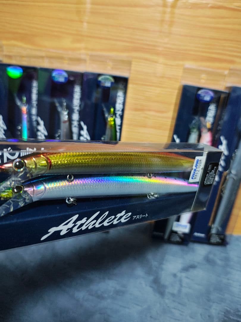 ジャクソン　アスリート ミノー 17ssv 未使用と中古品9個セット海サクラ