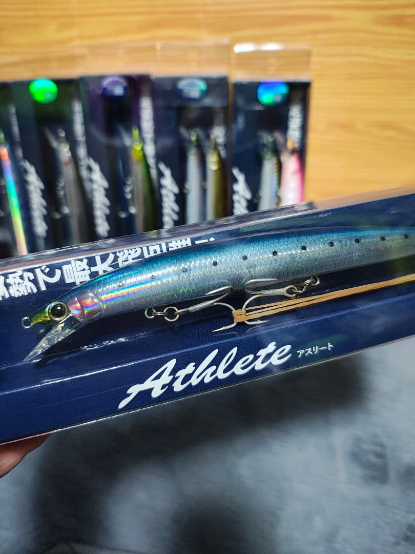 ジャクソン　アスリート ミノー 17ssv 未使用と中古品9個セット海サクラ