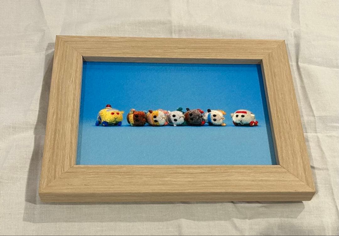 シリアルナンバー入り　シンエイ動画　45周年記念　モルカー　刺繍アート