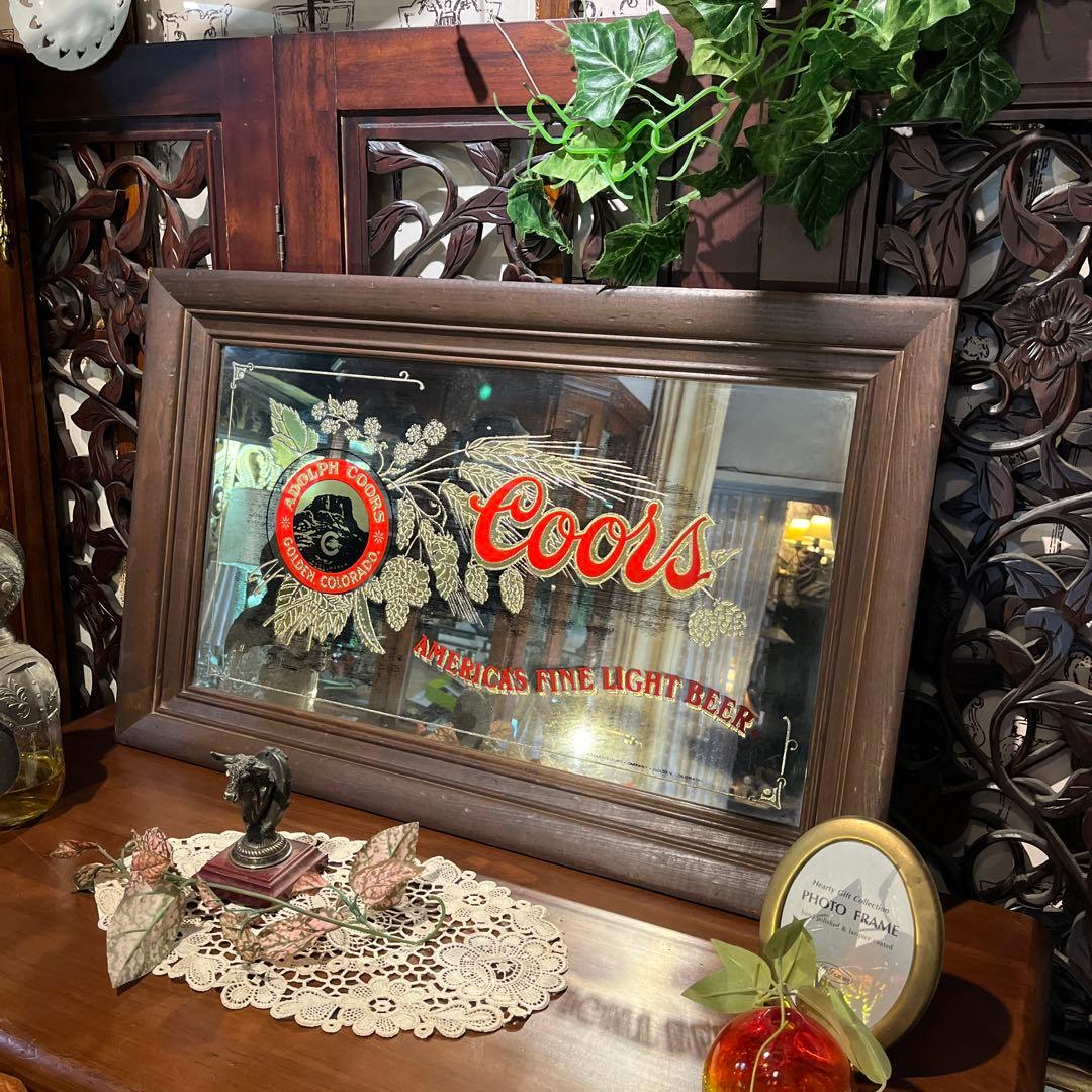 アメリカン雑貨　ビンテージパブミラー coors ビール