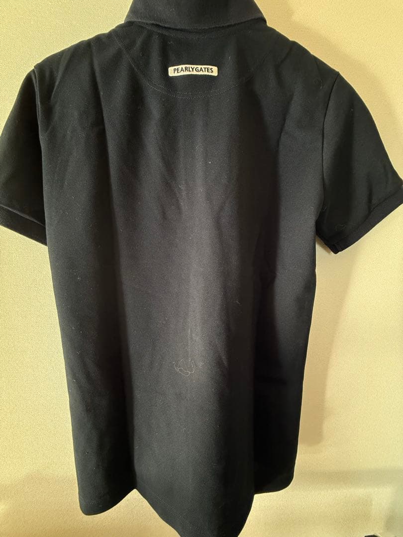 PEARLY GATES ブラックポロシャツ