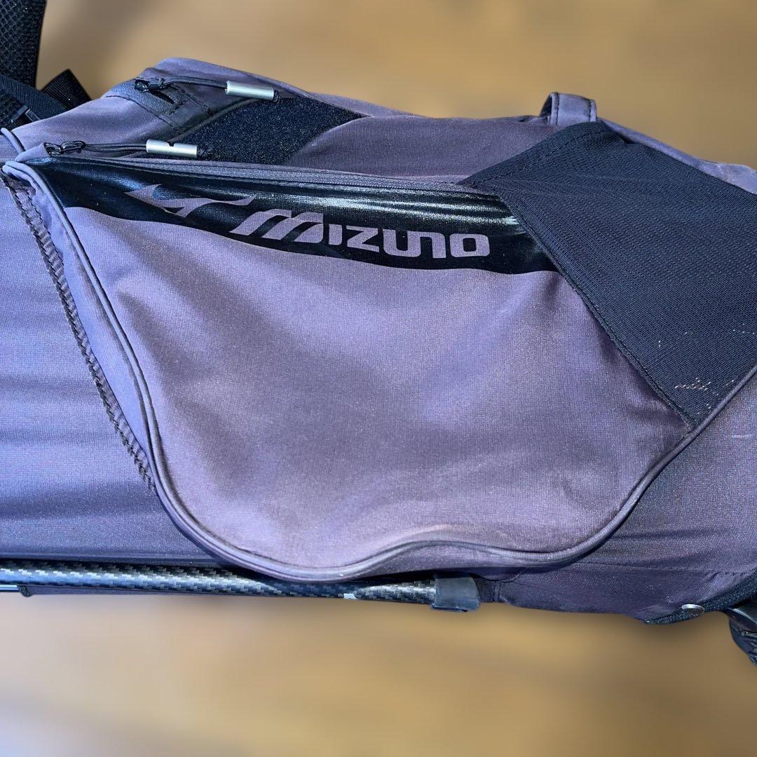 Mizuno K1-L0 スタンド式　キャディバッグ 黒　超軽量　9.0型