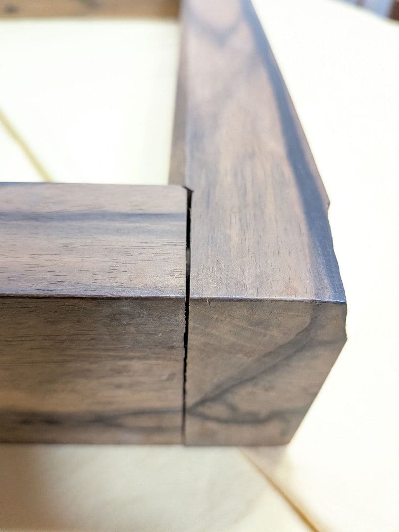 お茶道具　黒柿　炉縁