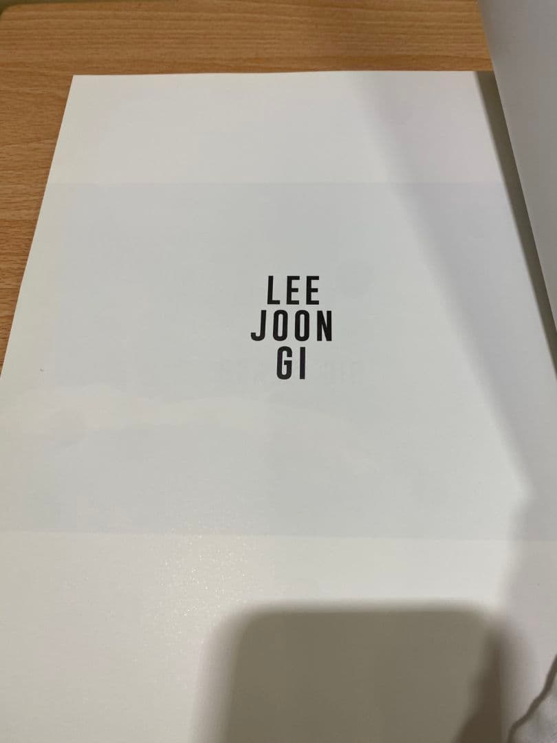 R ∞　LEE JOON GI フォトブック VOL.01 VOL.02