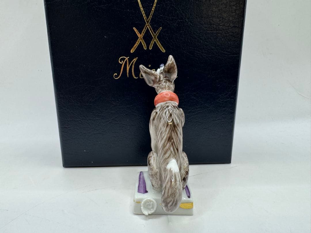 極美品 Meissen マイセン 干支シリーズ 犬　いぬ　フィギュリン