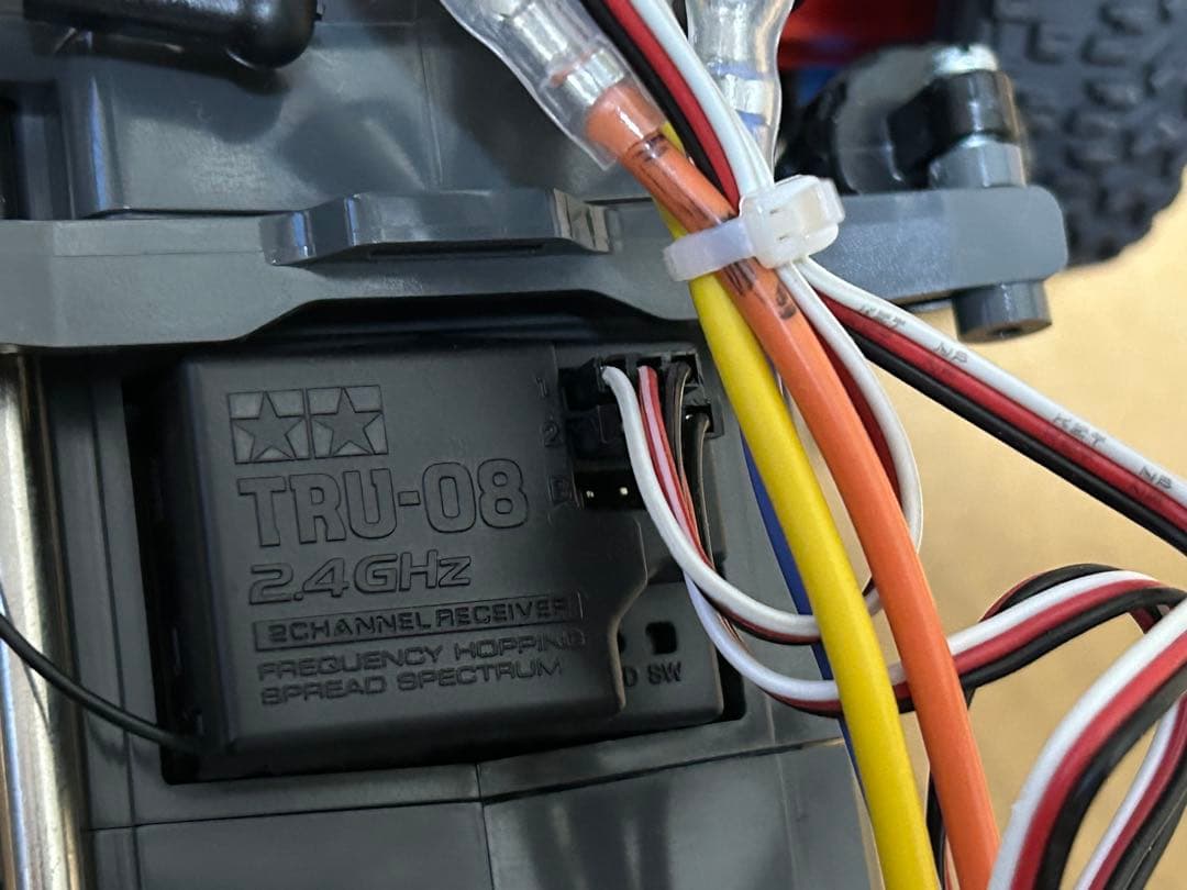 【未走行！組み立て済み！フルベア！】タミヤ フォード エスコート プロポ付き！