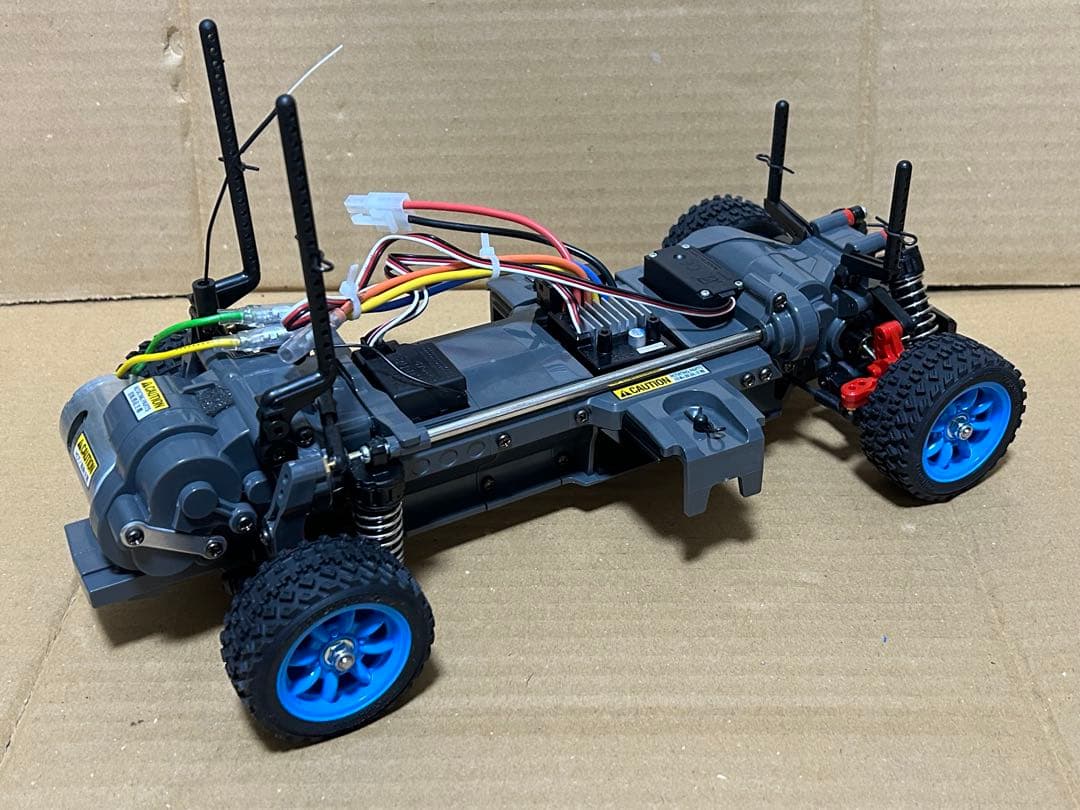 【未走行！組み立て済み！フルベア！】タミヤ フォード エスコート プロポ付き！