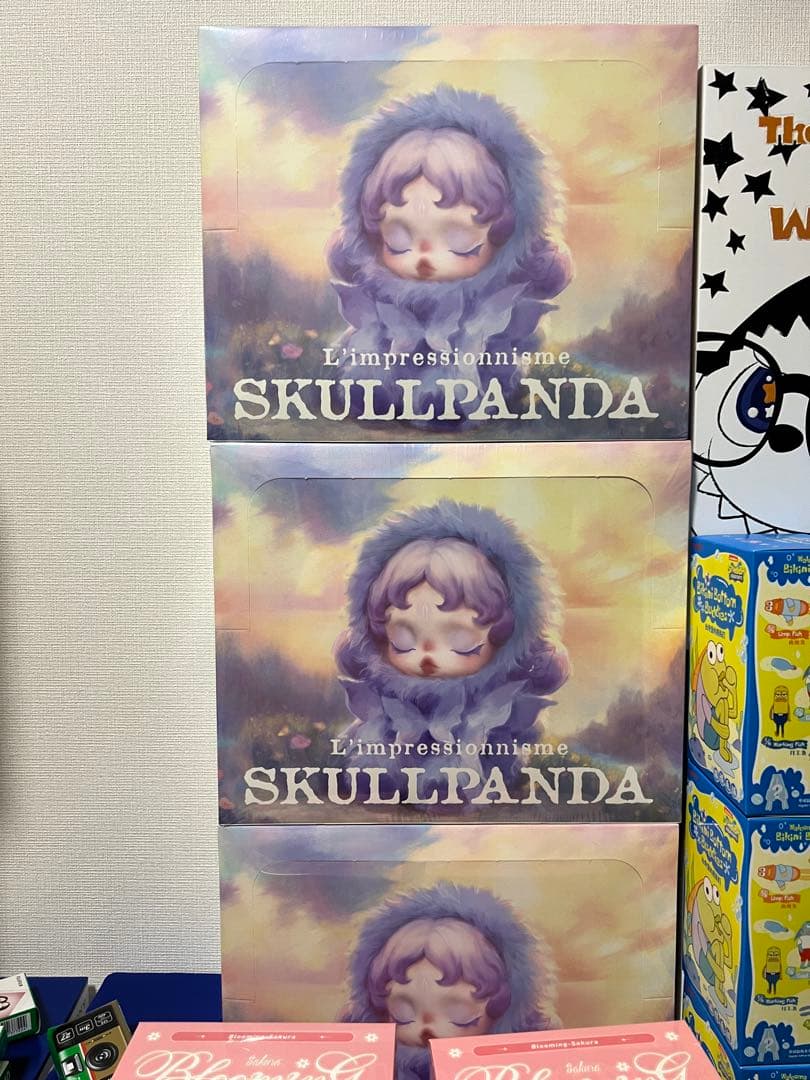 SKULLPANDA L’impressionnisme シリーズ ぬいぐるみ