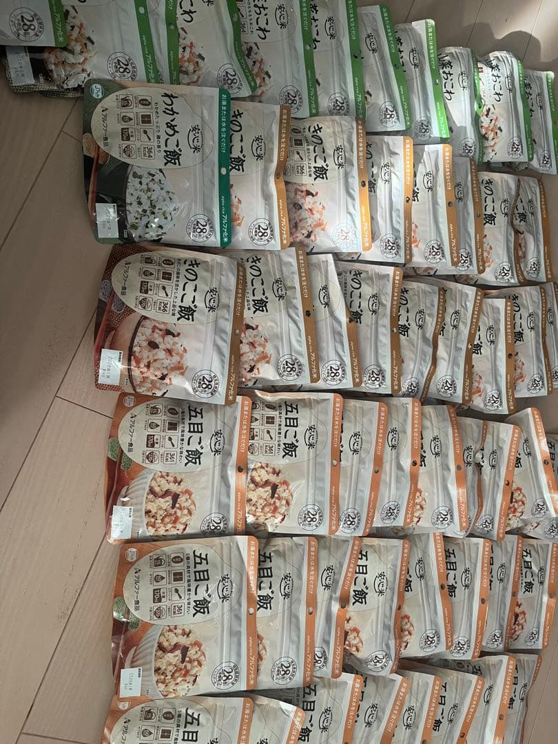 非常用食品 アルファフード 五目ご飯 のご飯