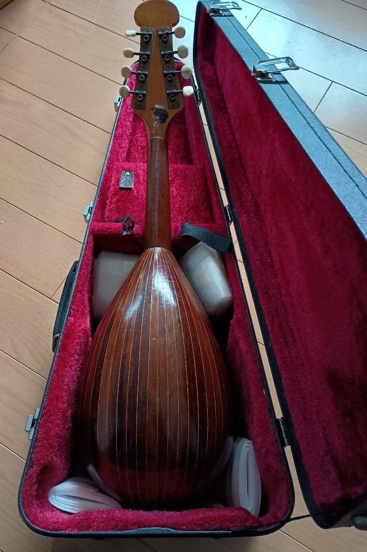 木製マンドリン 8弦 ハードケース付き
