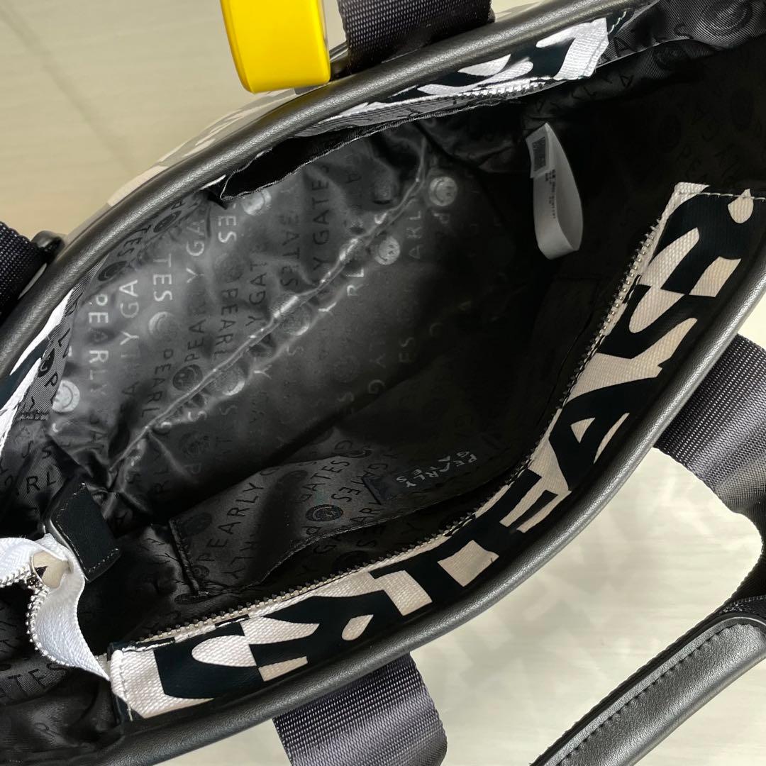 パーリーゲイツ　カートバッグ　2024年モデル　ランダムロゴ柄　内側スマイルロゴ