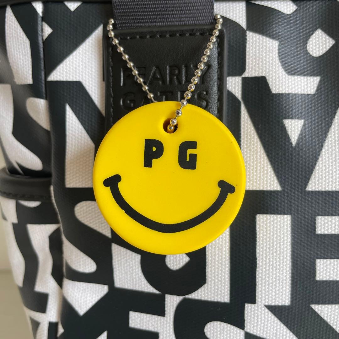 パーリーゲイツ　カートバッグ　2024年モデル　ランダムロゴ柄　内側スマイルロゴ