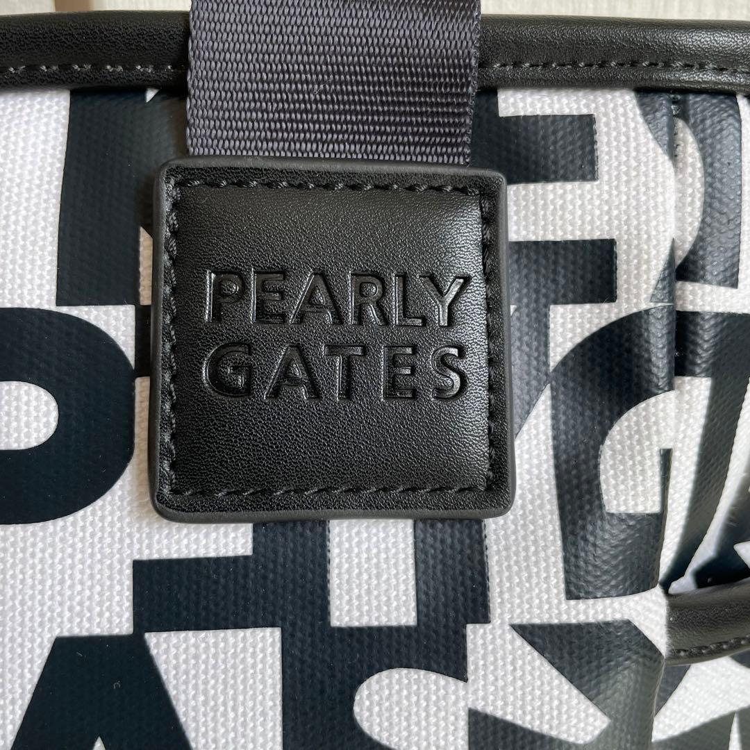 パーリーゲイツ　カートバッグ　2024年モデル　ランダムロゴ柄　内側スマイルロゴ