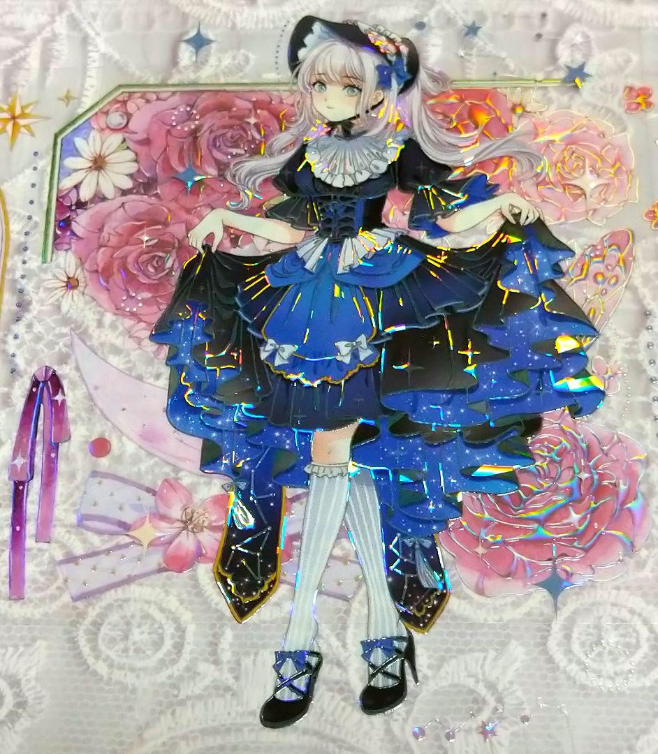 ✩再販✩S2＃玫瑰花窗(炫彩)茶犁切り売り海外装飾マステ薔薇蝶