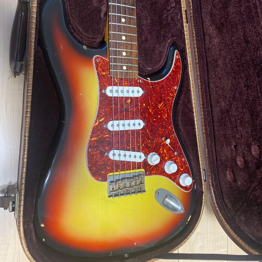 ギター Nash Guitars S-63 3Tone burst Hard Tail