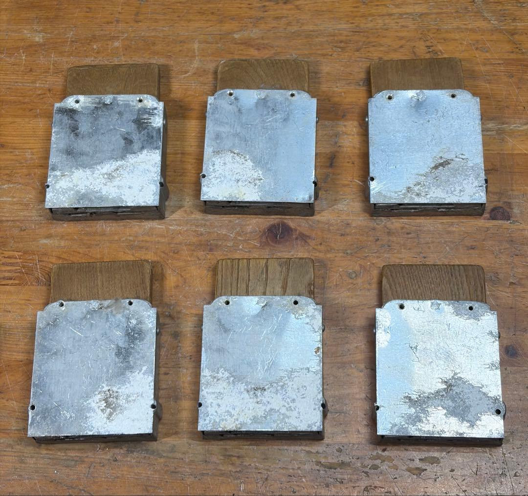 松竹錠　鍵　6枚　銭湯　昭和レトロ　下足箱　下駄箱