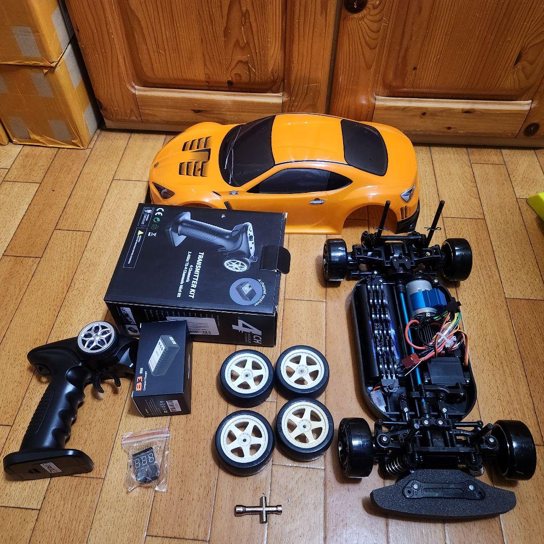 専用　　　　タミヤ ドリフト ラジコン フルセット　TT01　オレンジ　86