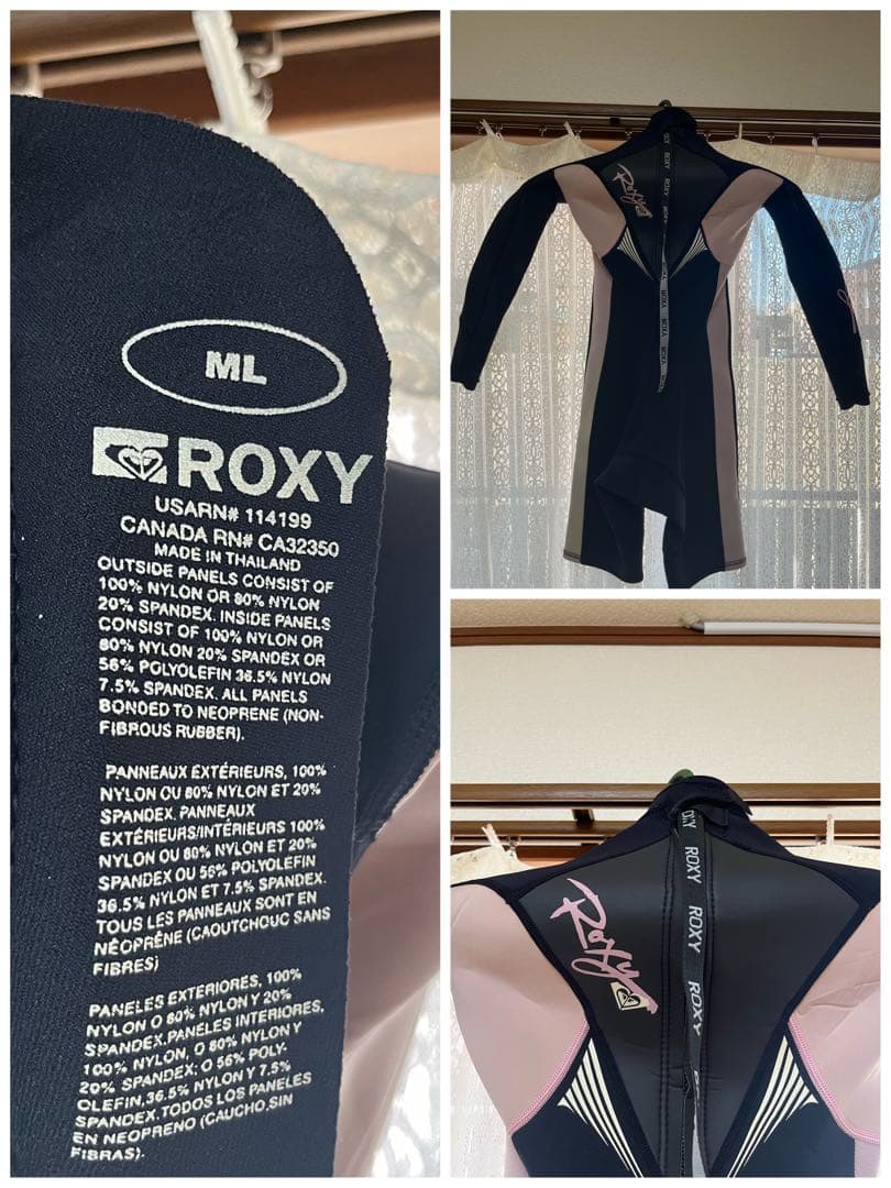 ROXY(ロキシー) 2mmロングスプリング レディースMLサイズ(試着のみ)