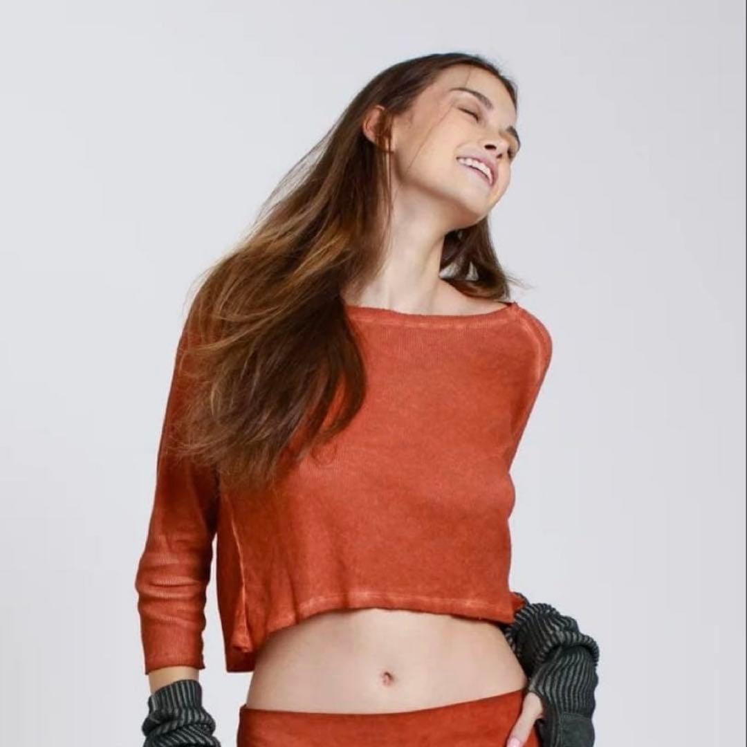 サルセーション SALSATION Cropped Top Rust XS