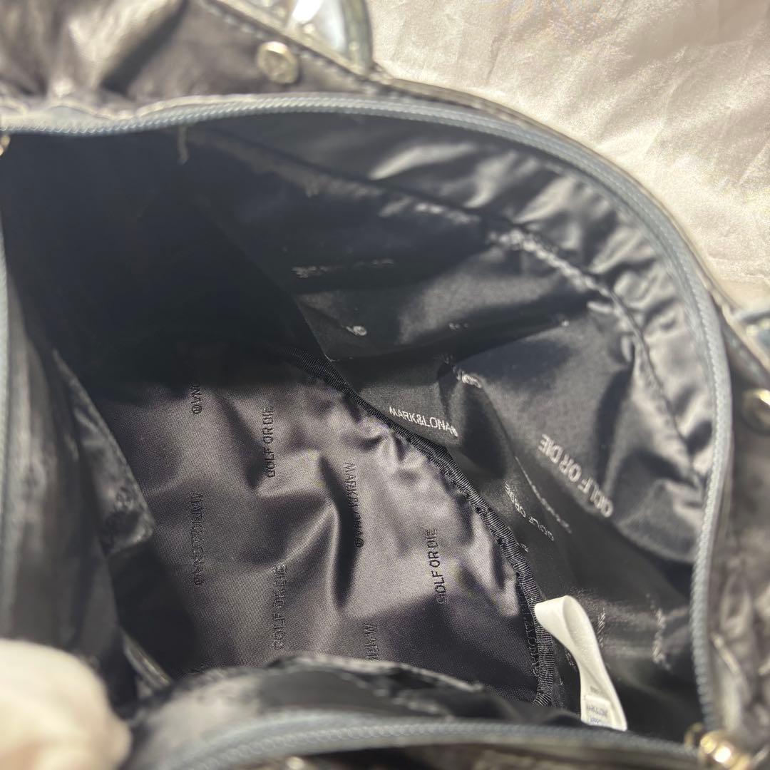 【未使用に近い】MARK&LONA 防水 カートバッグ ハンドバッグ スカルロゴ