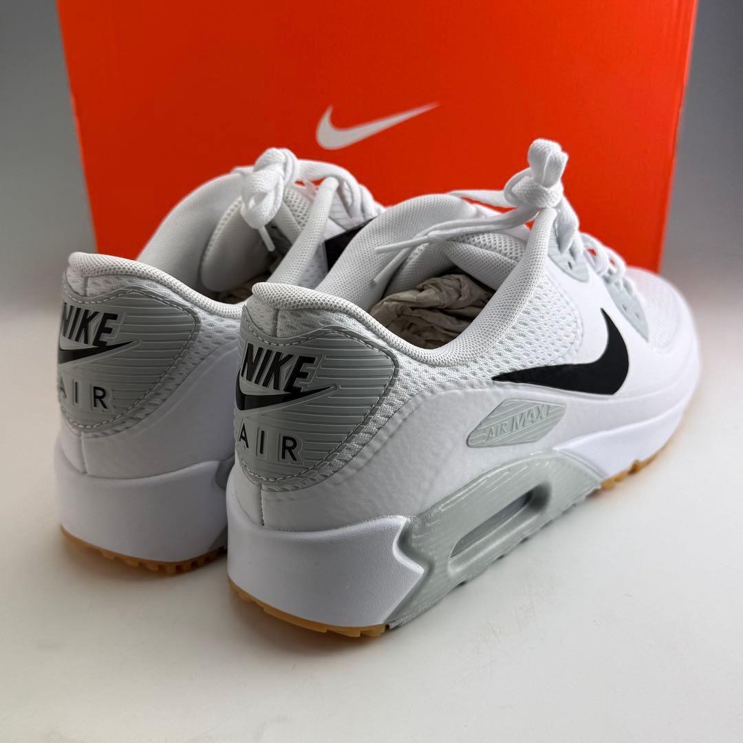 29cm ナイキ エアマックス90 G \"ホワイト/ブラック\" ゴルフシューズ