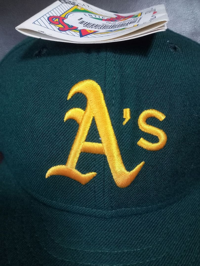 80s USA製 オークランドアスレチックス　NEWERA　CAP 新品タグ付