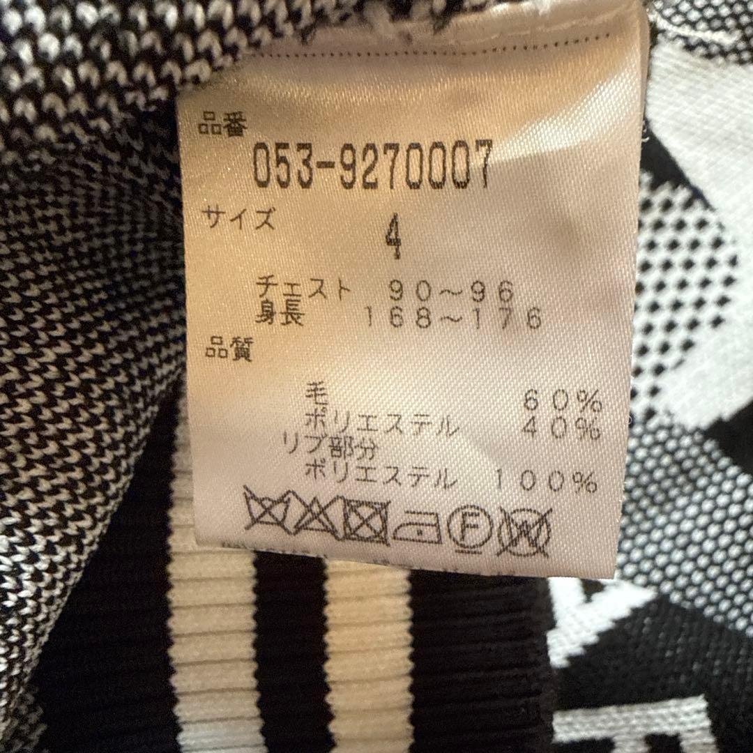 パーリーゲイツ　メンズ　ゴルフウェア　ブラック　ニット　カモフラ　迷彩