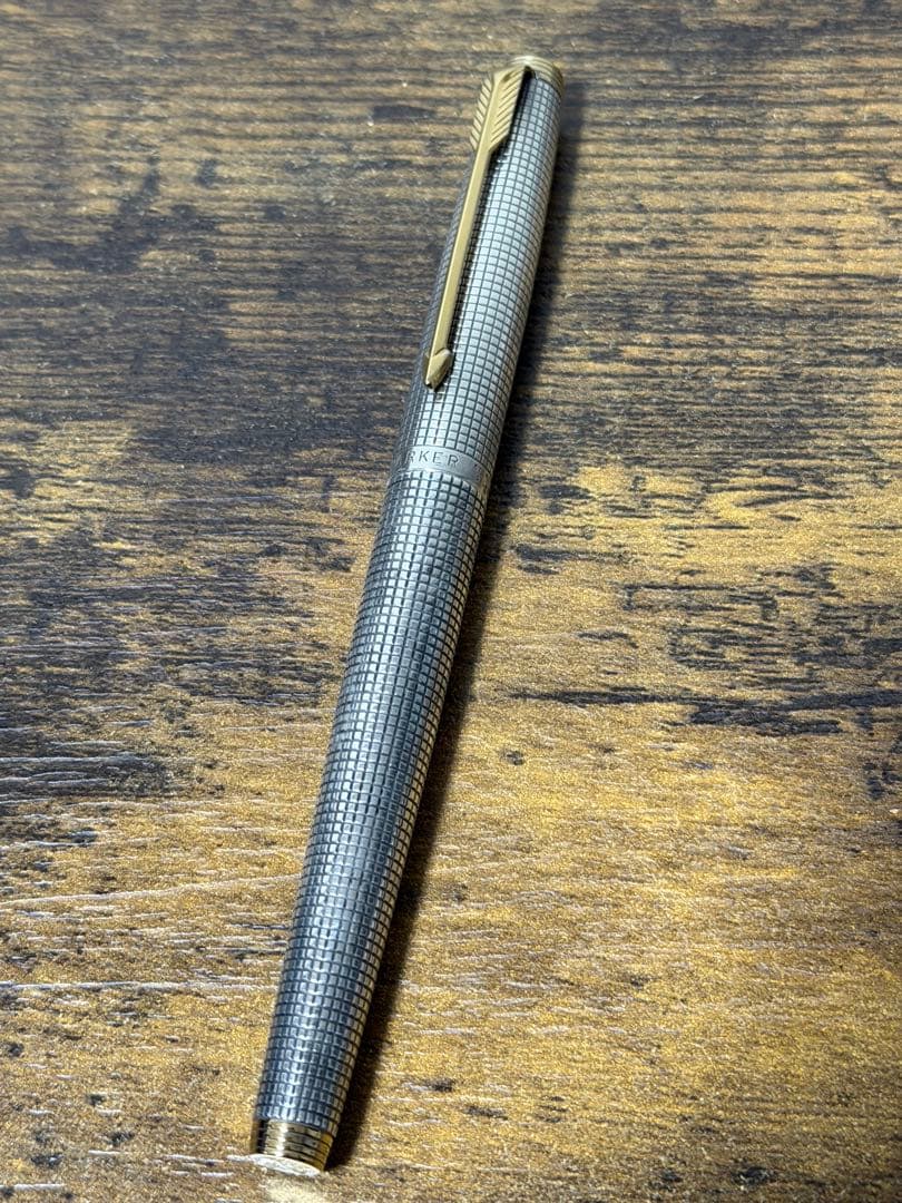 初期　字幅63 パーカー　75 シズレ　万年筆　スターリングシルバー　細字