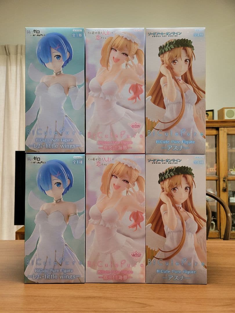 BiCutePureFigure喜多川海夢·アスナ·レム 計6体セット新品未開封