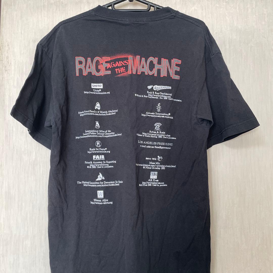 RAGE AGAINST THE MACHINE Tシャツ　XLサイズ