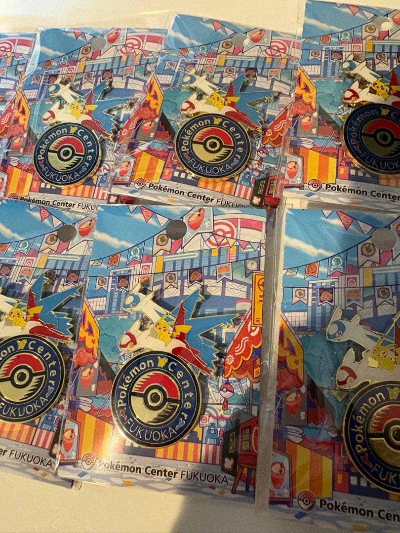 ポケモンセンターフクオカ　福岡限定ピンバッジ 10枚セット　ポケモン　ピカチュウ