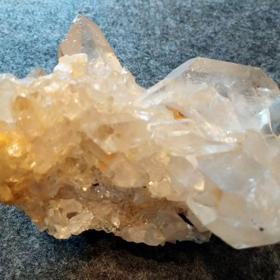 水晶④ ブラジル産 クラスター 772g 原石