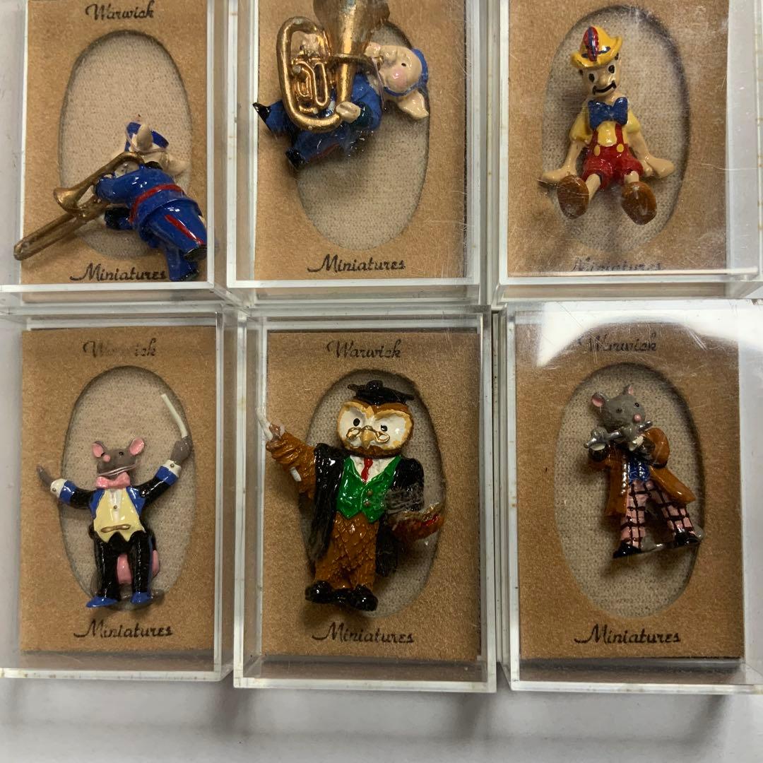 Warwick miniatures ミニチュア　動物　ピノキオ　アンティーク