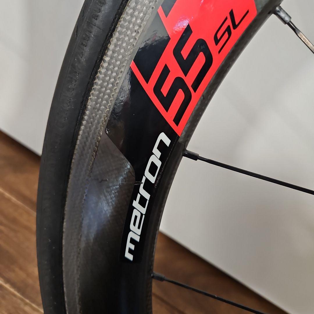 Vision metron55SLリムブレーキ用クリンチャーカーボンホイール前後