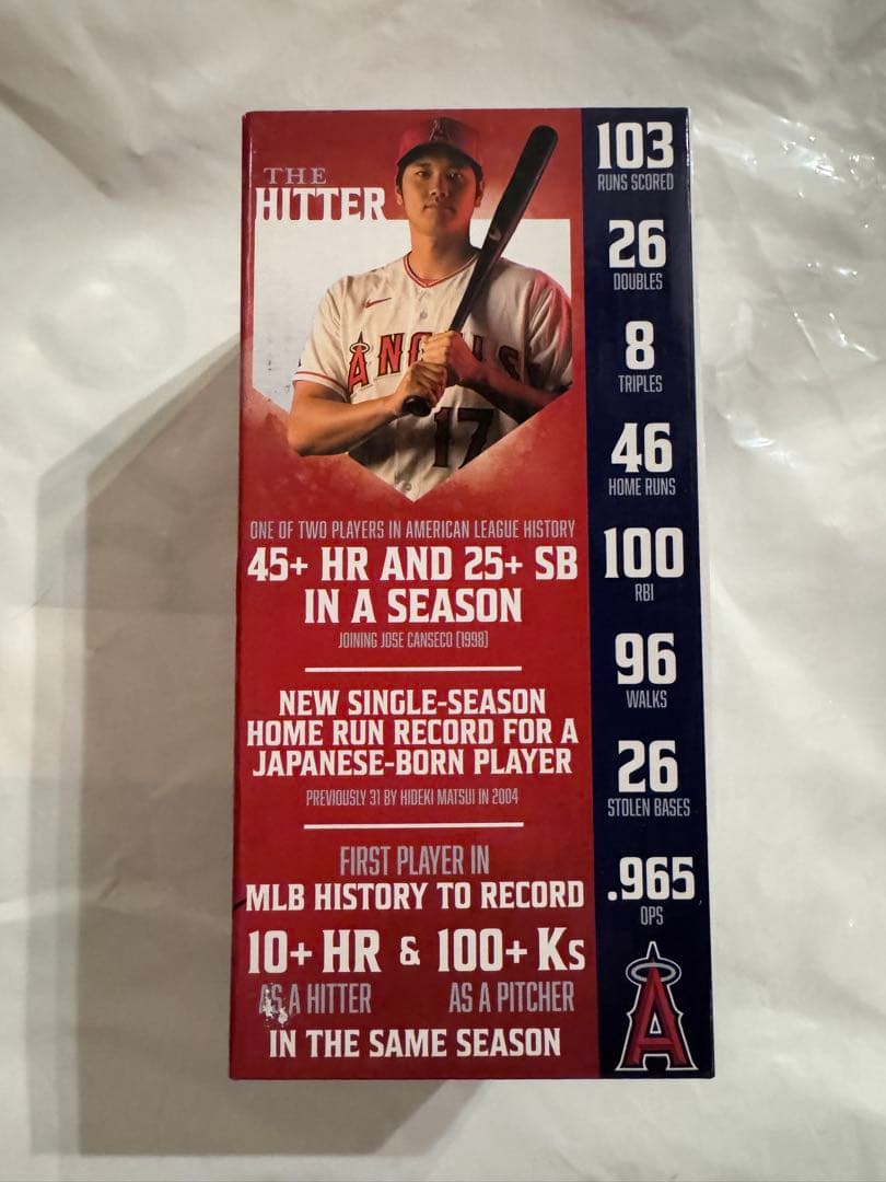 [非売品] 大谷翔平　ヒストリックシーズンボブルヘッド　2021