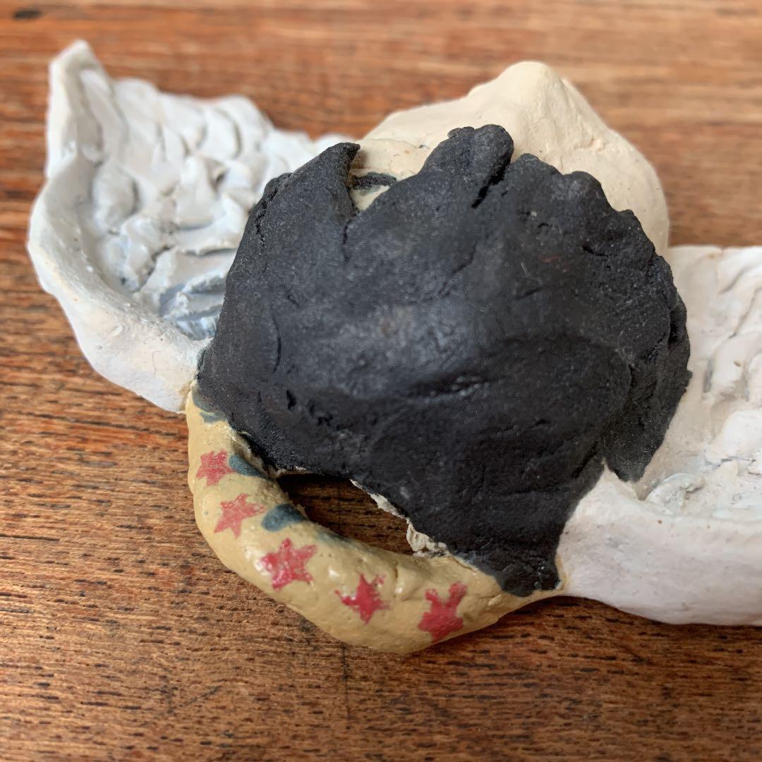 妻の作った　大天使　オーナメント　陶芸