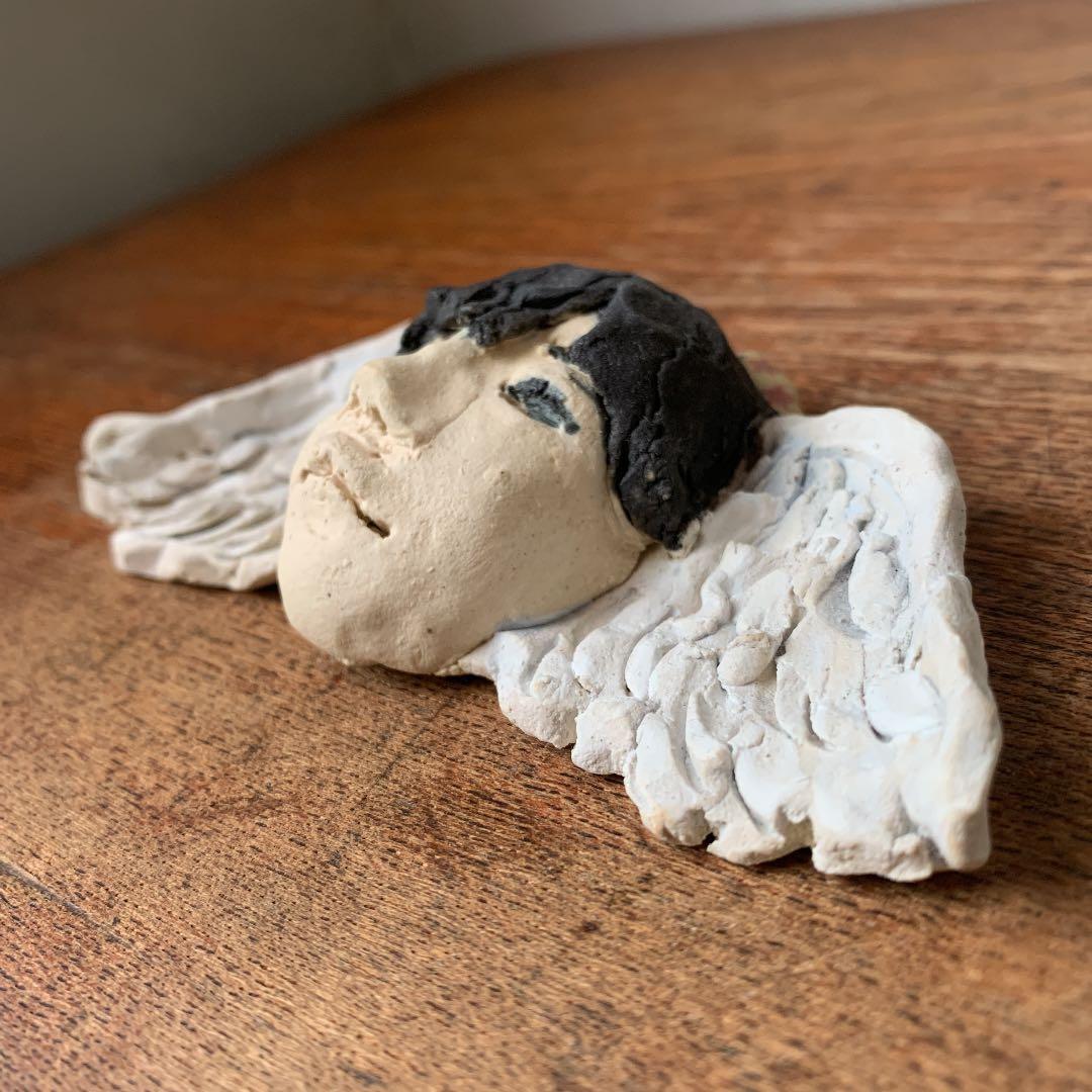 妻の作った　大天使　オーナメント　陶芸