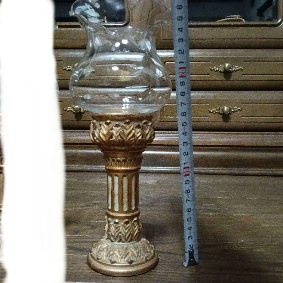 昔のキャンドルスタンド　テーブルランプ　キャンドルホルダー２個セット　ヨーロッパ